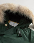 Woolrich - Arctic Parka in Ramar Cloth with Detachable Fur Trim BLOUSONS WOOLRICH