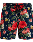 Vilebrequin - Navy 'Moorea' Flowers Swim Shorts SWIMWEAR Vilebrequin