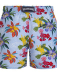 Vilebrequin - Light Blue Men 'Moorea' Garden Turtles Swim Shorts SWIMWEAR Vilebrequin