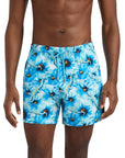 Vilebrequin - Topaz Blue 'Moorise' Poppies and Geckos Swim Shorts SWIMWEAR Vilebrequin