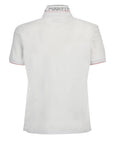La Martina - White Russell Piqué Cotton Polo Shirt S/S POLOS La Martina