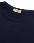 Woolrich - Navy Pure Cotton Knitted T-Shirt TEE SHIRTS WOOLRICH