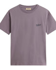 Woolrich - Shark Grey T-Shirt in Pure Cotton with Logo TEE SHIRTS WOOLRICH