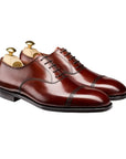 Crockett & Jones - Belgrave Hand Grade Oxford Shoes SHOES Crockett & Jones Chestnut 6UK