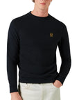 Belstaff - Dark Ink Cotton Fleece Sweatshirt SWEATS Belstaff