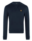 Belstaff - Dark Ink Cotton Fleece Sweatshirt SWEATS Belstaff