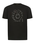 Belstaff - Black Deconstructed Phoenix Jersey Cotton T-shirt TEE SHIRTS Belstaff
