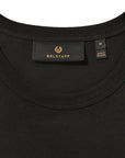 Belstaff - Black Deconstructed Phoenix Jersey Cotton T-shirt TEE SHIRTS Belstaff