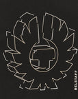 Belstaff - Black Deconstructed Phoenix Jersey Cotton T-shirt TEE SHIRTS Belstaff