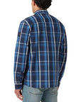 Belstaff - Dark Ink Fleet Cotton Check Shirt L/S SHIRTS Belstaff