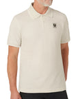 Belstaff - Silver Birch Tipped Organic Cotton Pique Polo Shirt S/S POLOS Belstaff