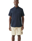 Belstaff - Scale Dark Ink Short Sleeve Shirt S/S SHIRTS Belstaff