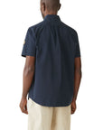 Belstaff - Scale Dark Ink Short Sleeve Shirt S/S SHIRTS Belstaff