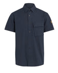 Belstaff - Scale Dark Ink Short Sleeve Shirt S/S SHIRTS Belstaff