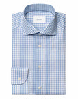 Eton - Blue Check Breeze Poplin Cotton Contemporary Fit Shirt L/S SHIRTS Eton