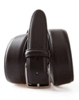 Robert Old - Brown Calf Leather Silver Buckle Belt BELTS/BRACES Robert Old 30UK