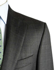 Robert Old - Charcoal Grey Check Pure Wool Suit crafted with Loro Piana Fabric SUITS Robert Old