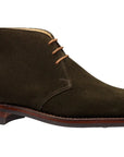 Crockett & Jones - Earth Green Chiltern Suede Chukka Boots SHOES Crockett & Jones