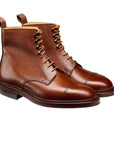 Crockett & Jones - Tan Coniston Country Grain Boots SHOES Crockett & Jones