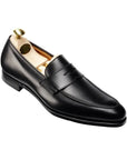 Crockett & Jones - Crawford Black Hand Grade Penny Loafers SHOES Crockett & Jones Black 7UK