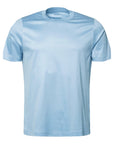 Eton - Light Blue Filo di Scozia T-shirt TEE SHIRTS Eton