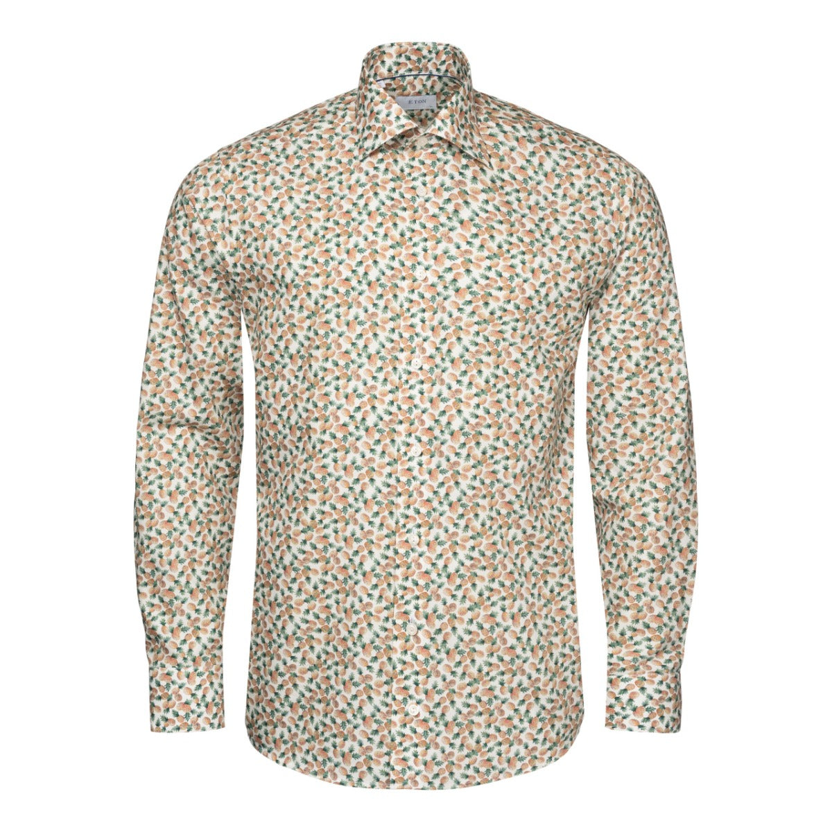 Eton - Pineapple Print Cotton-TENCEL™ Slim Fit Shirt L/S SHIRTS Eton