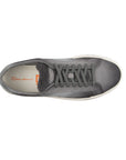 Santoni - Grey Suede Fur-lined Double Buckle Sneaker SHOES Santoni