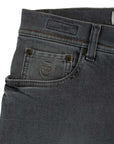 Richard J Brown - Grey 'Milano' Cotton Cashmere Regular Fit Jeans JEANS Richard J Brown
