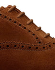 Crockett & Jones - Westfield Tobacco Suede Lace Up SHOES Crockett & Jones
