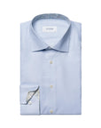 Eton - Light Blue Paisley Trim Contemporary Fit Shirt L/S SHIRTS Eton