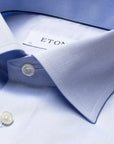 Eton - Light Blue Signature Twill Classic Fit Shirt L/S SHIRTS Eton