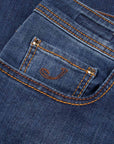 Jacob Cohen - Mid Blue 'Bard' Slim Fit Jeans JEANS Jacob Cohen