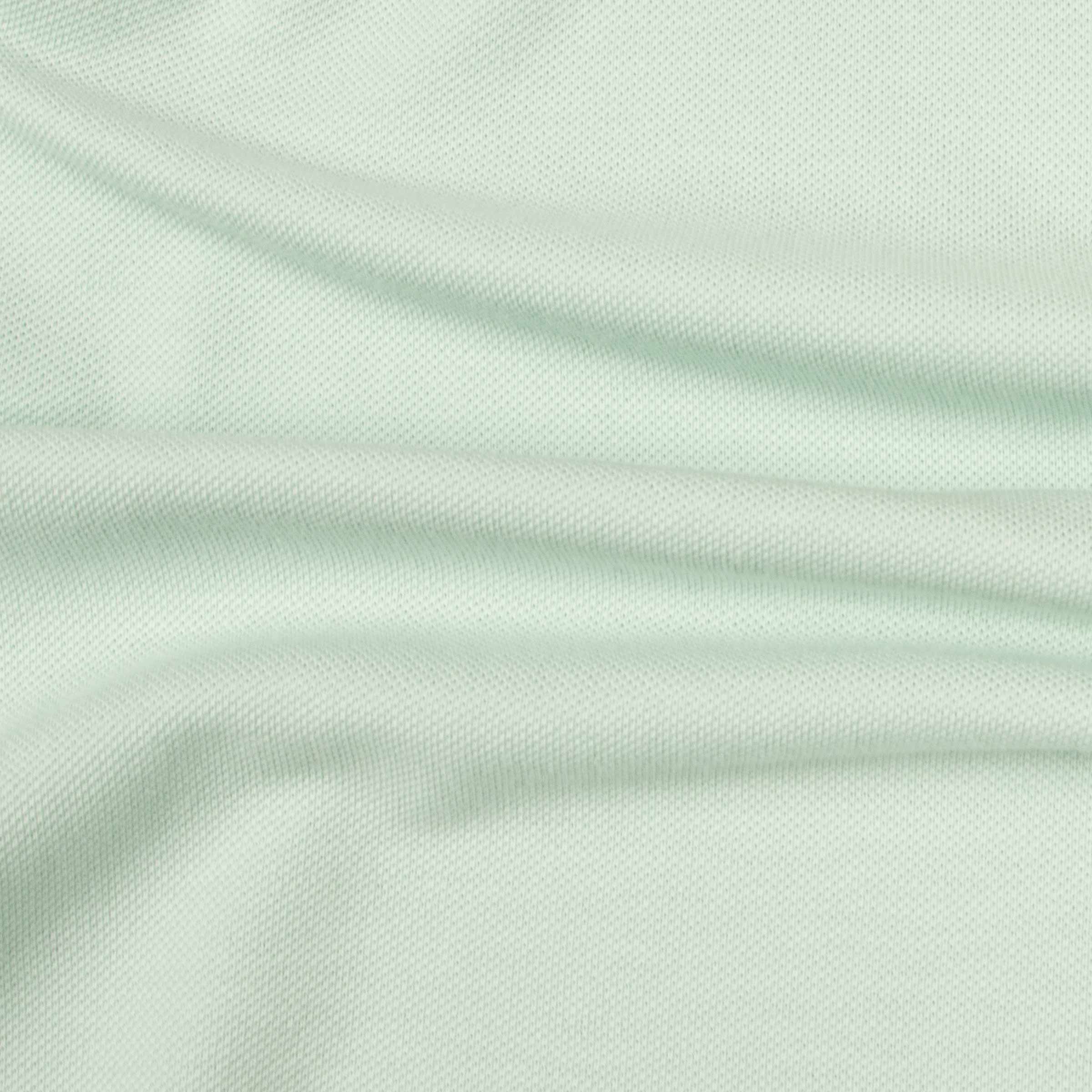 Robert Old - Mint Green Piqué Cotton Short Sleeve Polo Shirt S/S POLOS Robert Old