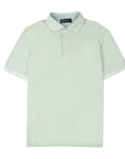 Robert Old - Mint Green Piqué Cotton Short Sleeve Polo Shirt S/S POLOS Robert Old