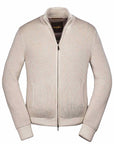 Moorer - Beige 'Arena' Merino Wool Bomber Jacket BLOUSONS MooRER