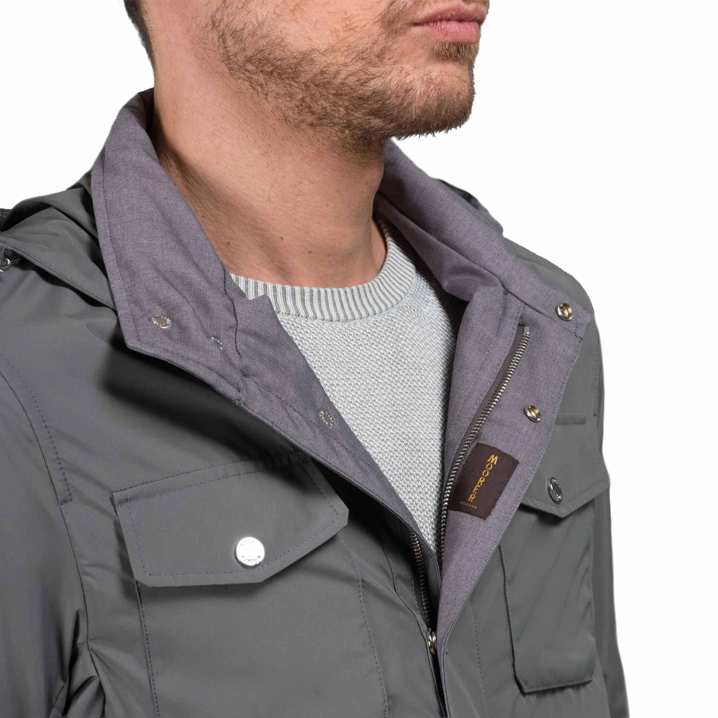 Moorer - Juniper Green 'Fenzi' Waterproof Jacket – Robert Old & Co