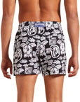 Vilebrequin - Black 'Tahiti Turtles' Moorise Swim Trunks SWIMWEAR Vilebrequin