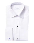 Eton - White Plissé Black Tie Classic Fit Shirt L/S SHIRTS Eton