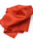 Robert Old - Orange Silk Pocket Square HANDKERCHIEFS Robert Old