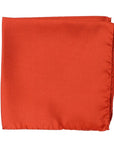 Robert Old - Orange Silk Pocket Square HANDKERCHIEFS Robert Old