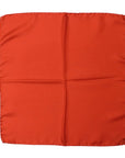 Robert Old - Orange Silk Pocket Square HANDKERCHIEFS Robert Old