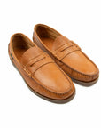 Paraboot - Tan Miel-Cerf Whisky Coraux Marine Boat Shoe