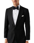 Eton - White Plissé Black Tie Classic Fit Shirt L/S SHIRTS Eton