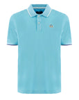 La Martina - Light Blue Polo Russell Piqué Cotton Polo Shirt S/S POLOS La Martina