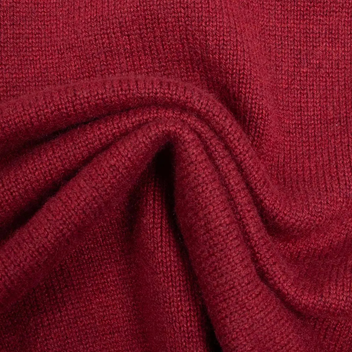 Robert Old - Russet Red Balvenie 3 Button 4ply Cashmere Polo Sweater CASHMERE Robert Old