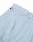 Sky Blue Stretch Cotton & Linen Twill Chinos CASUAL TROUSERS Robert Old