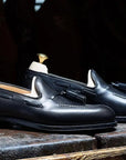 Crockett & Jones - Cavendish Black Calf Tassel Loafer SHOES Crockett & Jones