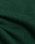 Robert Old - Bottle Green Tobermorey 4ply V-Neck Cashmere Sweater