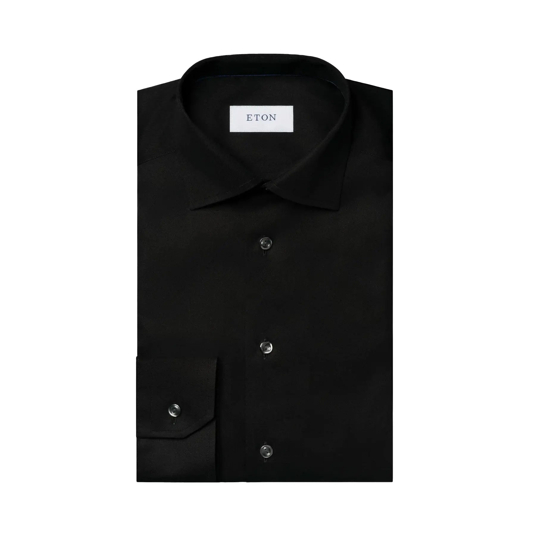 Eton - Black Signature Twill Contemporary Fit Shirt L/S SHIRTS Eton