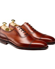 Crockett & Jones - Westbourne Chestnut Burnished Calf Oxford Shoes SHOES Crockett & Jones